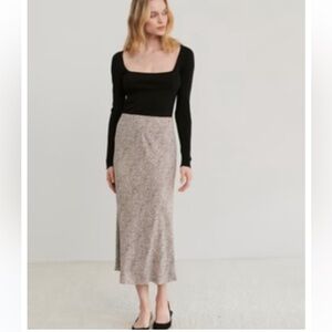NWOT Jenni Kayne Leopard Slip Skirt